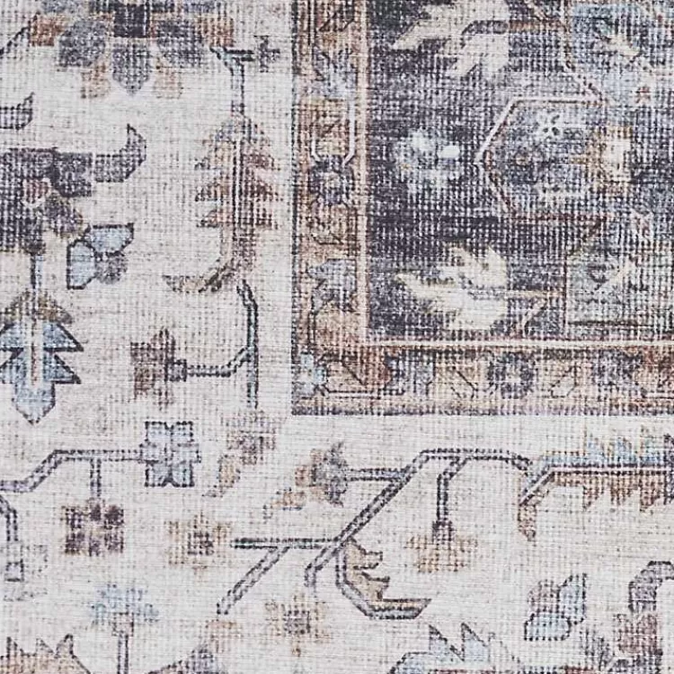 Fulton Charcoal Medallion Area Rug, 5x7>Kirklands Home Flash Sale