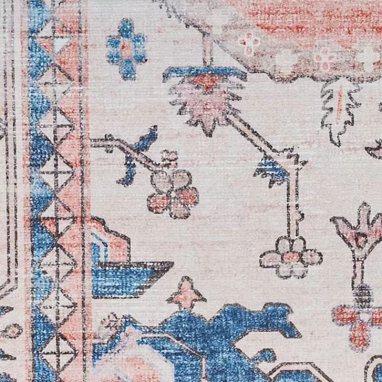 Fulton Coral Medallion Area Rug, 5x7>Kirklands Home Best