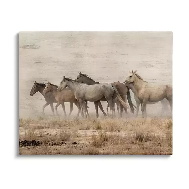 Galloping Horse Herd Canvas Art Print, 40x30 in.>Kirklands Home Store