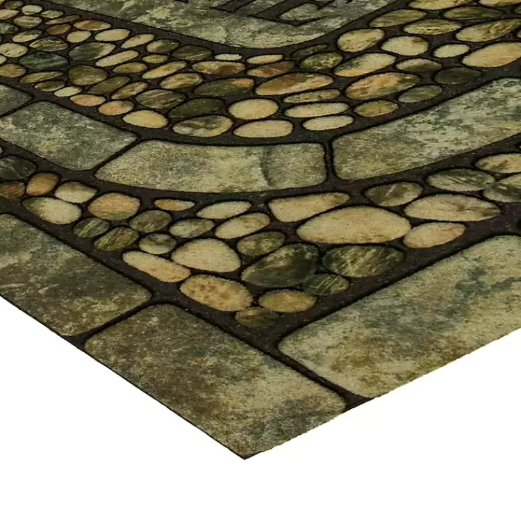 Garden Pebble Welcome Doormat>Kirklands Home Flash Sale