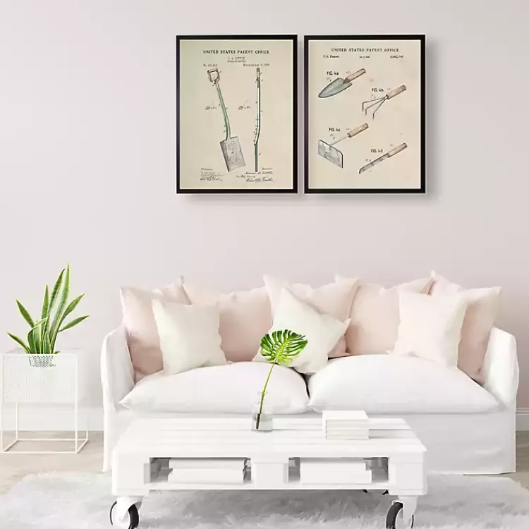 Garden Tools Patent Framed Art Print>Kirklands Home Store