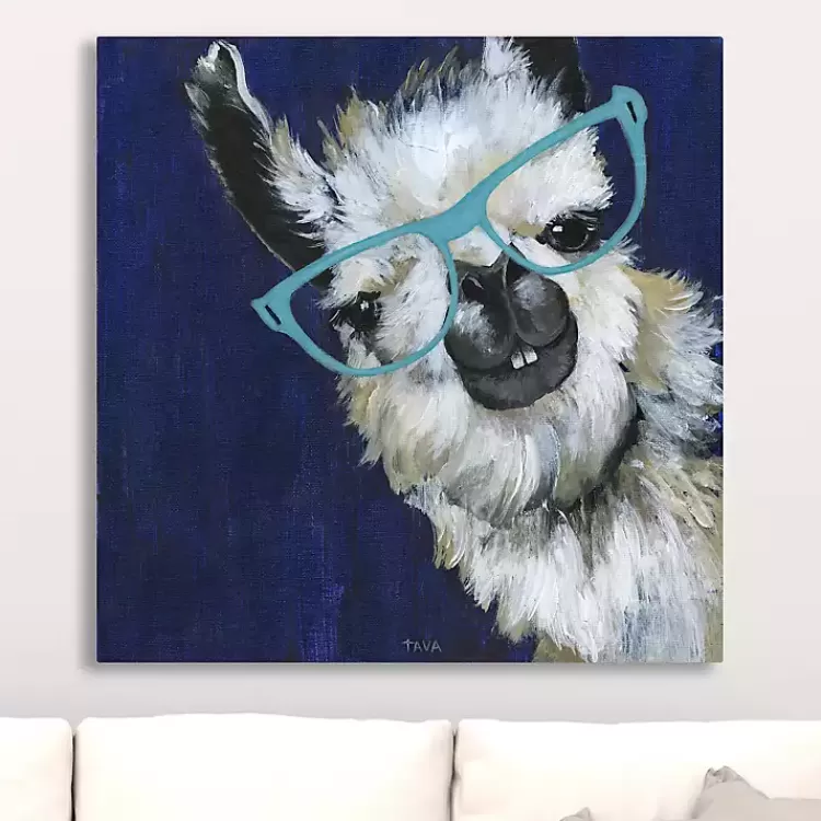 Gentlemen Llama Canvas Art Print>Kirklands Home Best