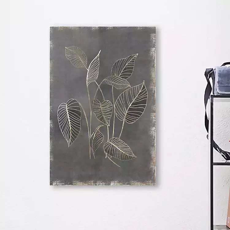 Gilded Botanical III Canvas Art Print>Kirklands Home Cheap