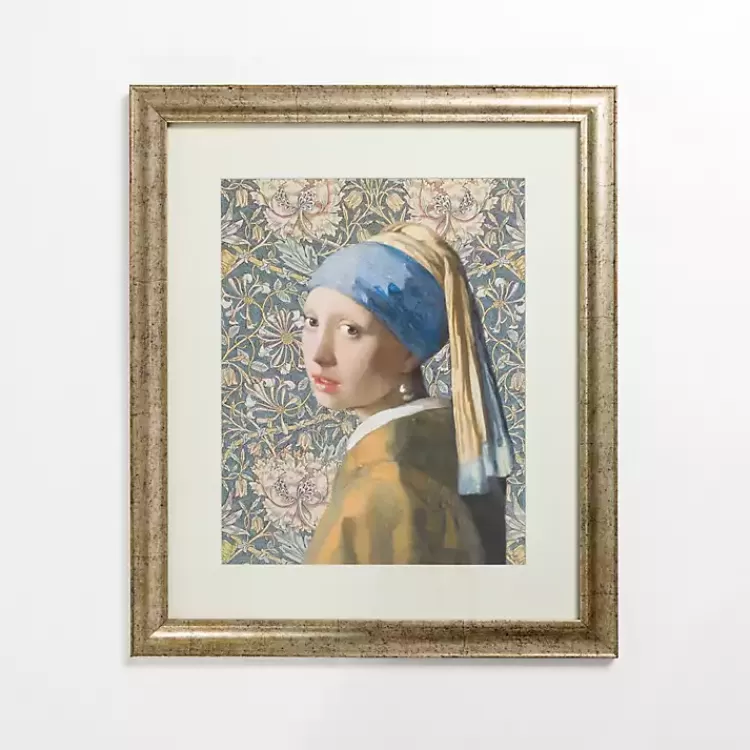 Girl With a Pearl Earring Framed Art Print>Kirklands Home Clearance
