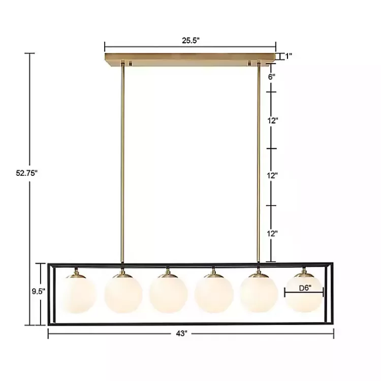 glass_globes_rectangle_chandelier_8.webp Glass Globes Rectangle Chandelier>Kirklands Home Outlet