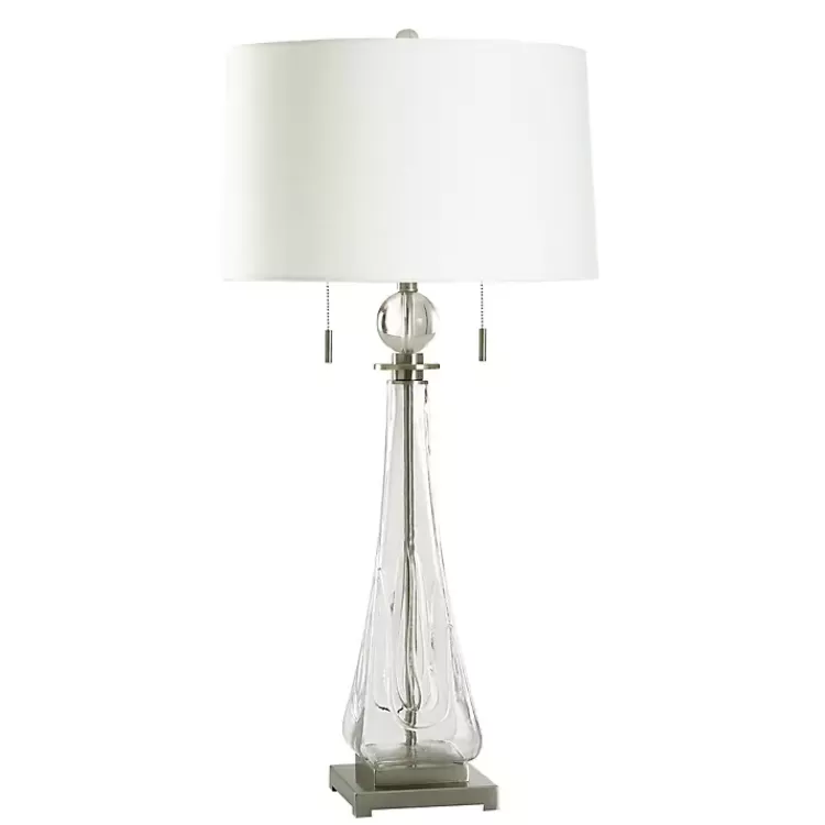 Glass Textured Teardrop Table Lamp>Kirklands Home New