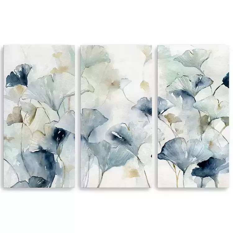 Glorious Ginko Canvas Art Prints, Set of 3>Kirklands Home Sale
