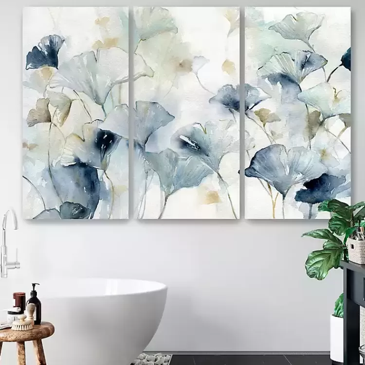 Glorious Ginko Canvas Art Prints, Set of 3>Kirklands Home Sale