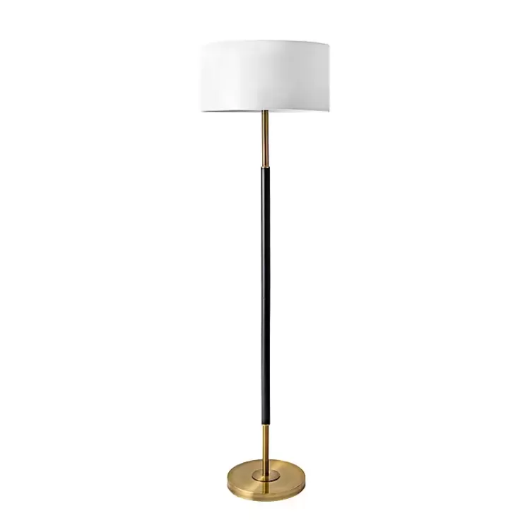 Gold and Black Simple Stem Floor Lamp>Kirklands Home New