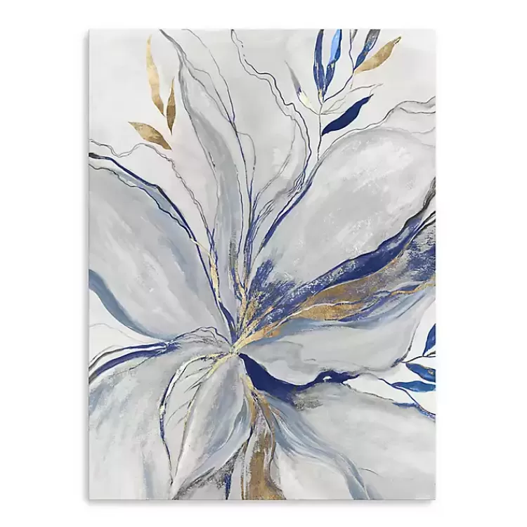 Gold Charcoal Bloom Canvas Art Print, 30x40 in.>Kirklands Home Cheap