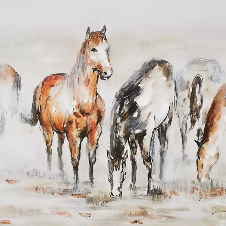 gold_foil_wild_horses_framed_canvas_art_print_3.webp Gold Foil Wild Horses Framed Canvas Art Print>Kirklands Home Store