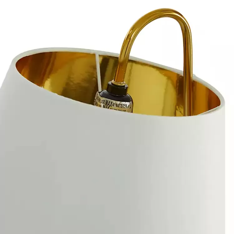 Gold Metal and Faux Silk Shade Table Lamp>Kirklands Home Cheap