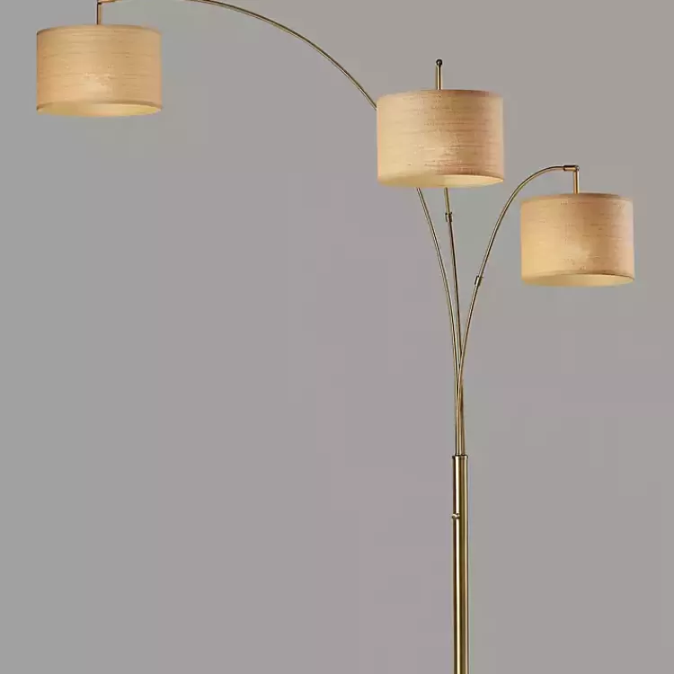 gold_metal_arm_arched_floor_lamp_2.webp Metal 3-Arm Arched Floor Lamp>Kirklands Home Best Sale