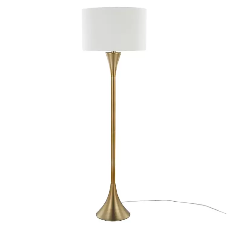 Metal Hourglass Floor Lamp>Kirklands Home Best Sale