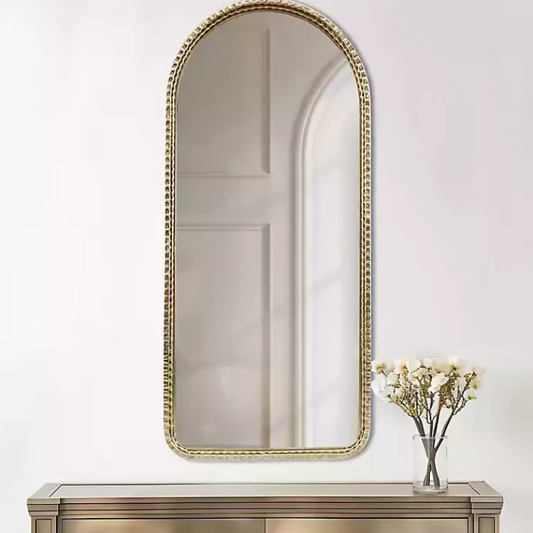 gold_mia_textured_arch_wall_mirror_2.webp Gold Mia Textured Arch Wall Mirror>Kirklands Home Discount