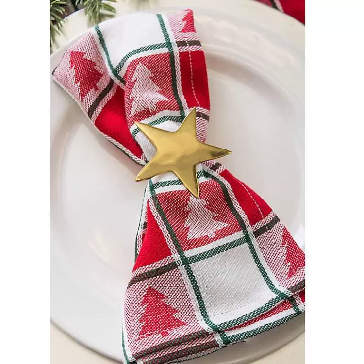 Gold Star Napkin Rings, Set of 6>Kirklands Home Flash Sale