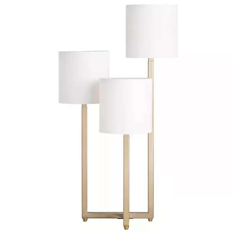 Gold Triple Light Table Lamp>Kirklands Home Fashion