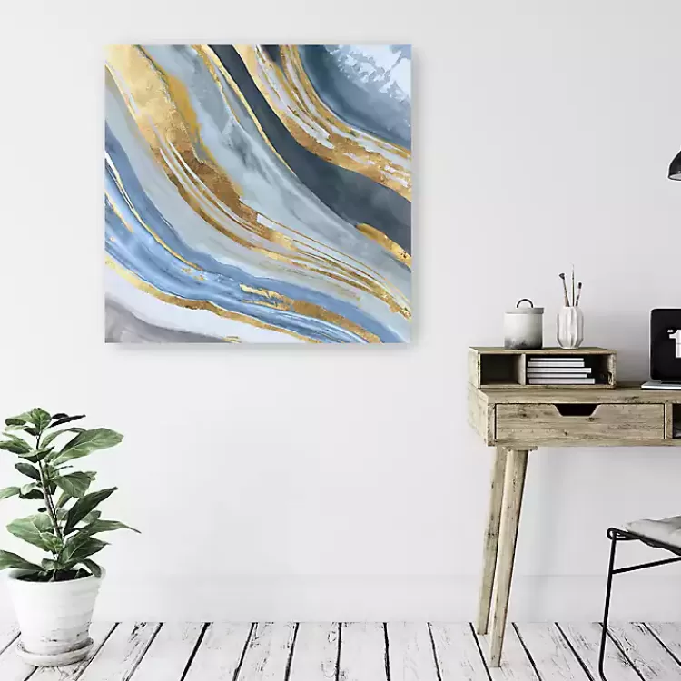 Golden Agate II Giclee Canvas Art Print, 40x40 in.>Kirklands Home Sale