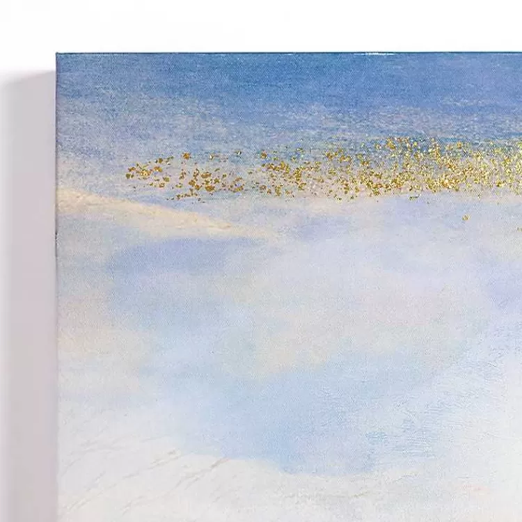 Golden Coastal Landscape Canvas Art Print>Kirklands Home New