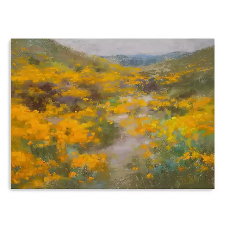 Golden Explosion Canvas Art Print>Kirklands Home Best