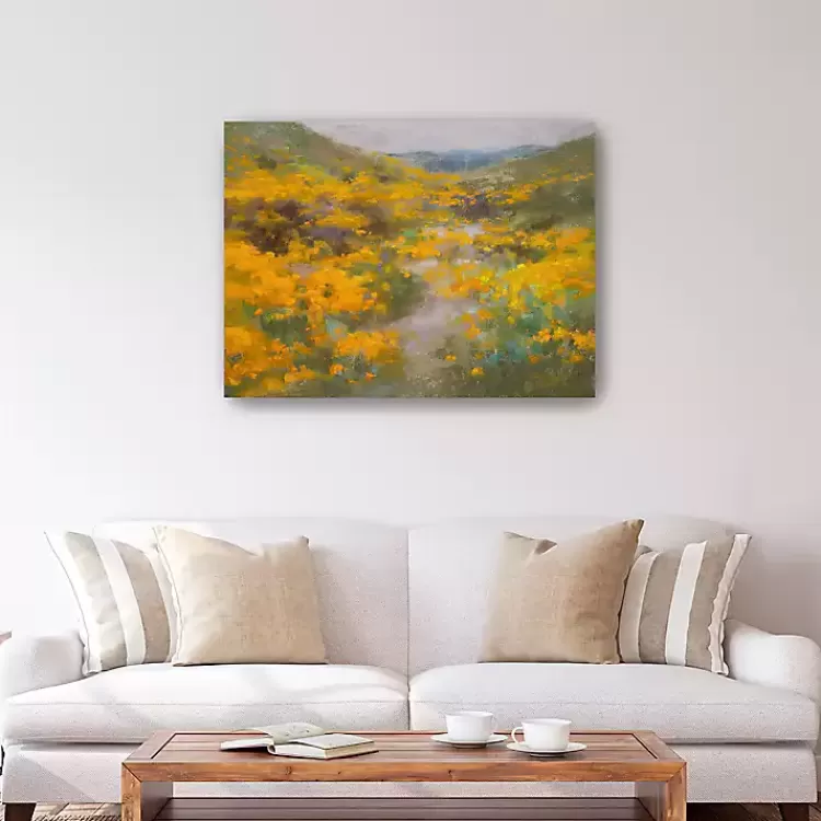 Golden Explosion Canvas Art Print>Kirklands Home Best