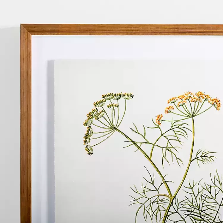 Golden Leaves Herbs Dill Framed Art Print>Kirklands Home New