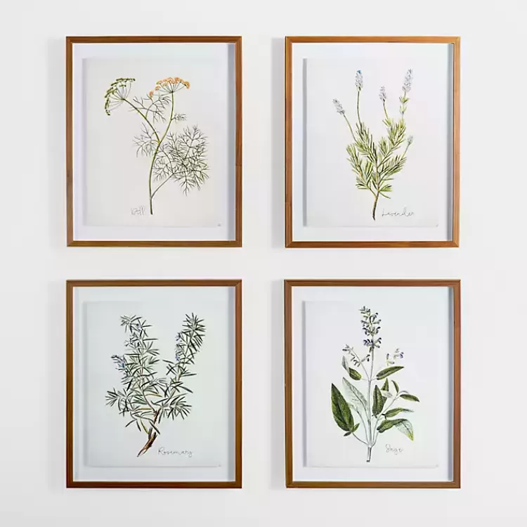 golden_leaves_herbs_lavender_framed_art_print_3.webp Golden Leaves Herbs Lavender Framed Art Print>Kirklands Home Cheap