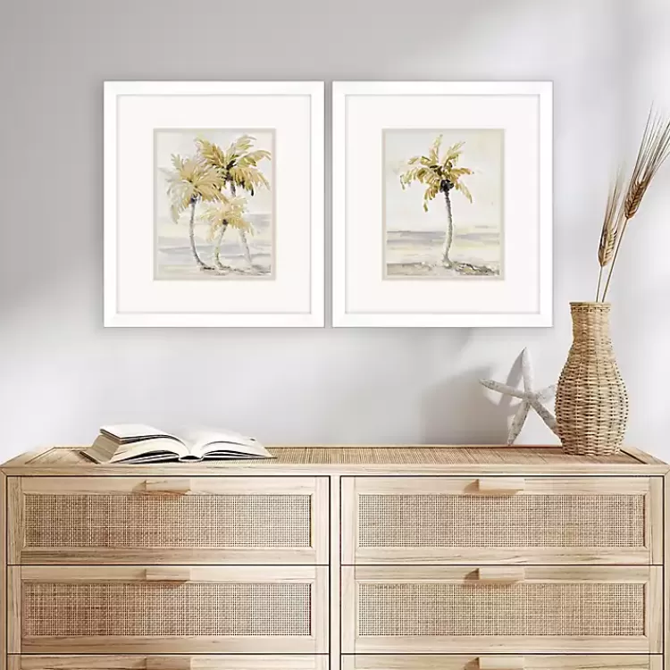 Golden Palm Framed Art Prints, Set of 2>Kirklands Home Cheap