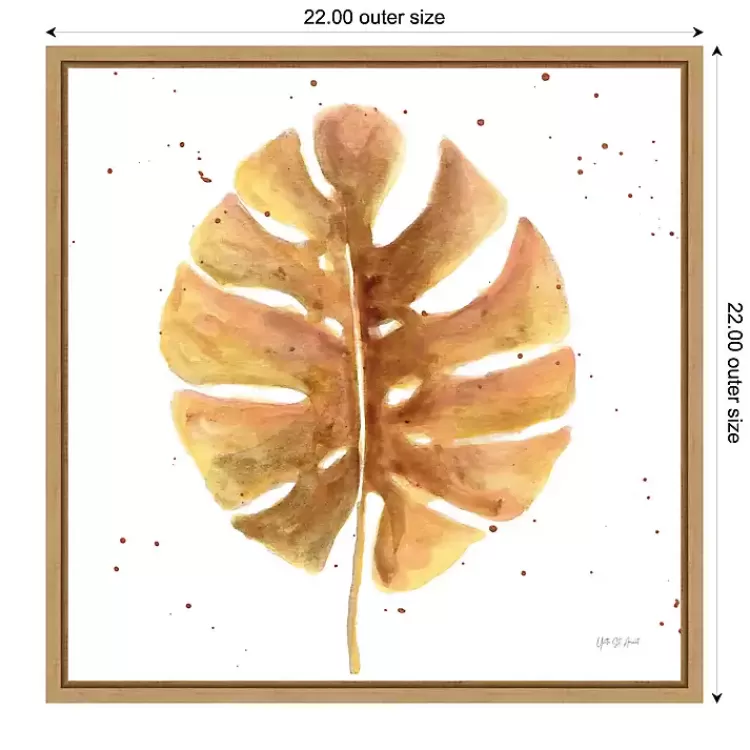 golden_palm_framed_canvas_art_print_2.webp Golden Palm Framed Canvas Art Print>Kirklands Home Store