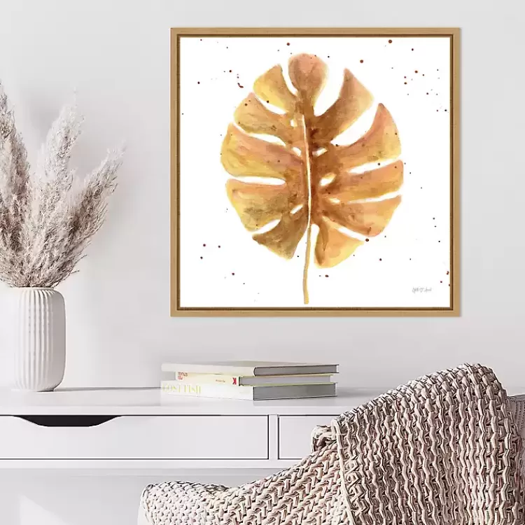 golden_palm_framed_canvas_art_print_3.webp Golden Palm Framed Canvas Art Print>Kirklands Home Store