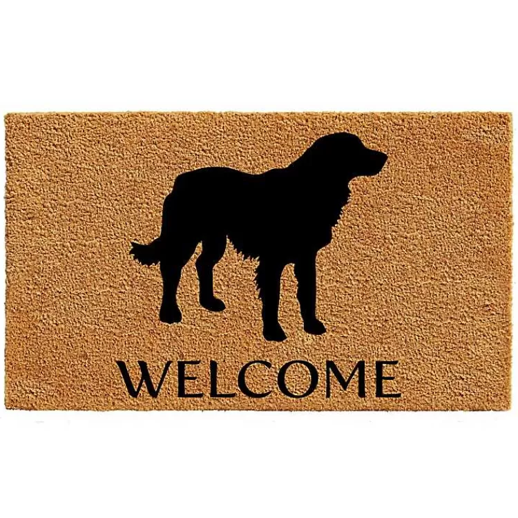 Golden Retriever Welcome Doormat>Kirklands Home Fashion