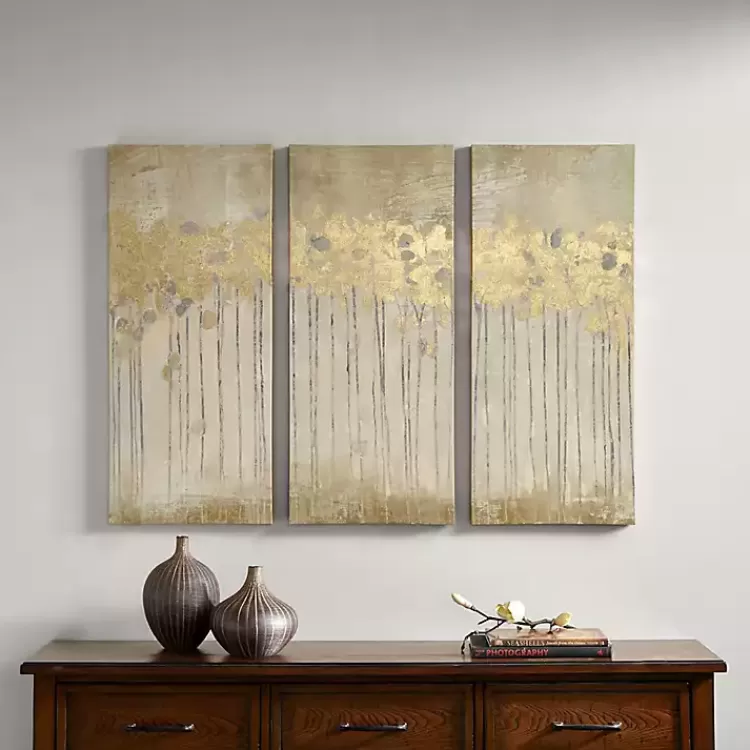en Sandy Forest Canvas Art Prints, Set of 3>Kirklands Home Cheap