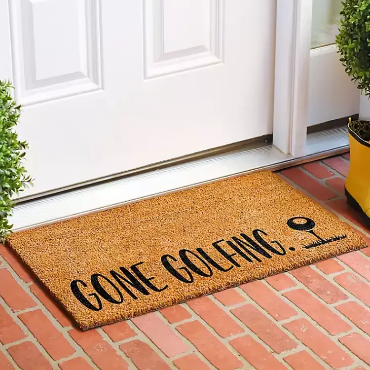 Gone Golfing Coir Doormat>Kirklands Home Clearance