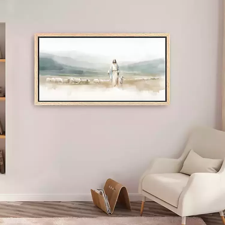 Good Shepherd Framed Canvas Art Print>Kirklands Home Flash Sale