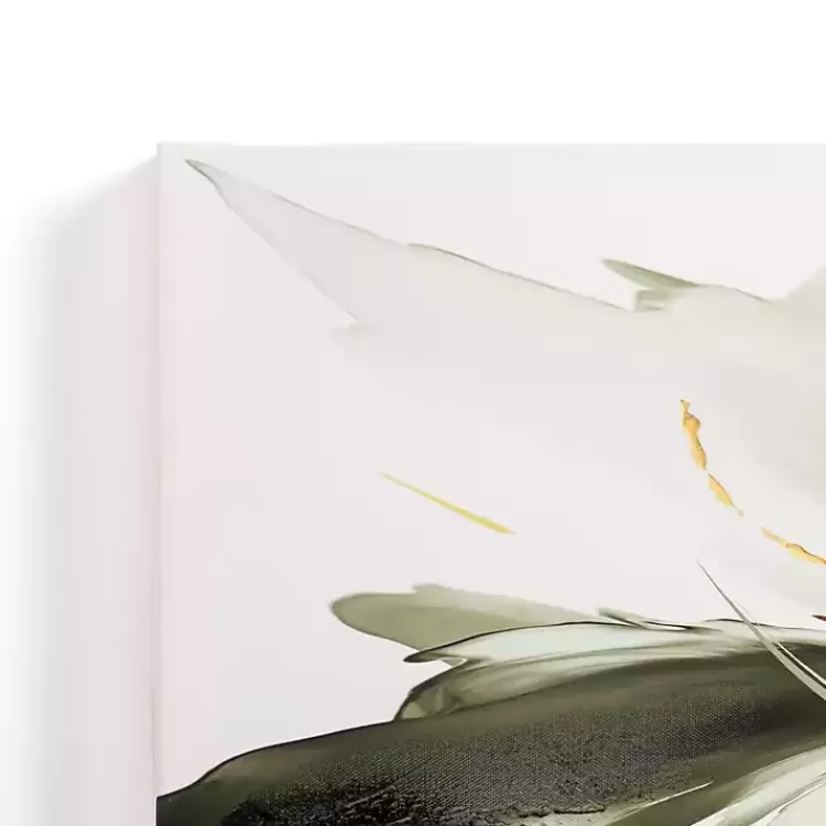 Graceful Greens Abstract Canvas Art Print>Kirklands Home New
