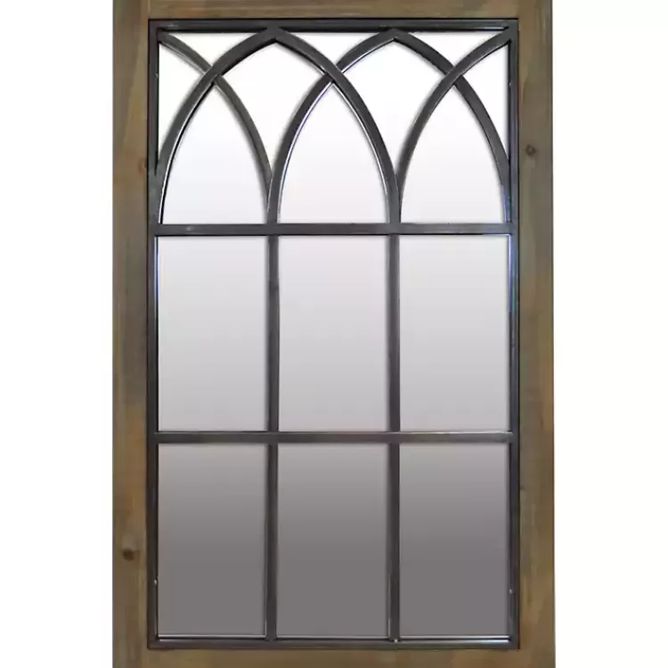 Grandview Arched Windowpane Mirror>Kirklands Home Cheap