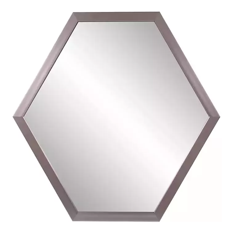 Graphite Hexagon Wall Mirror>Kirklands Home New