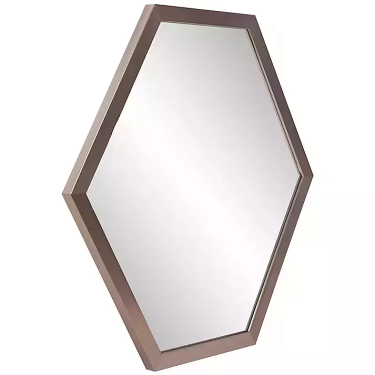 graphite_hexagon_wall_mirror_2.webp Graphite Hexagon Wall Mirror>Kirklands Home New