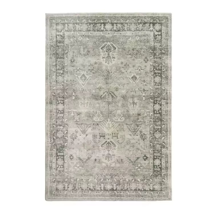 Graphite Rosette Area Rug, 7x9>Kirklands Home Cheap