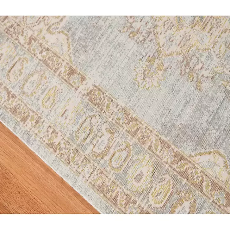 Gray and Beige Vintage Medallion Area Rug, 5x7>Kirklands Home Best