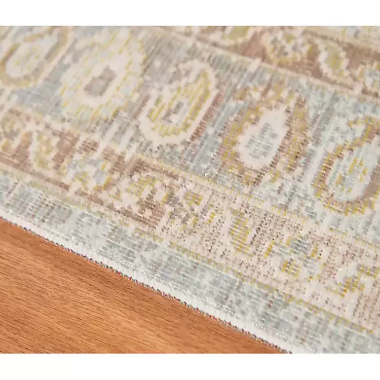 Gray and Beige Vintage Medallion Area Rug, 5x7>Kirklands Home Best