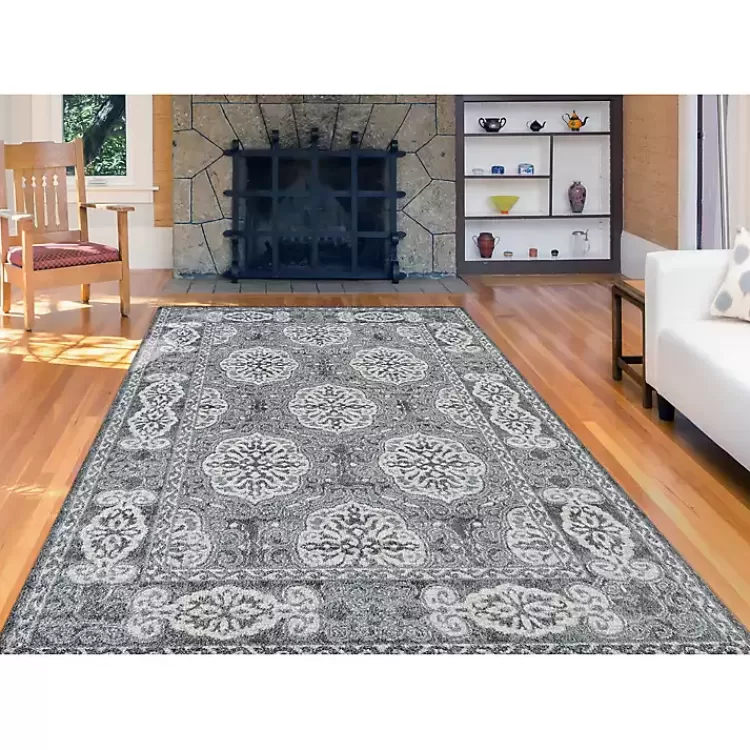 Gray and Blue Alex Area Rug, 5x7>Kirklands Home Discount