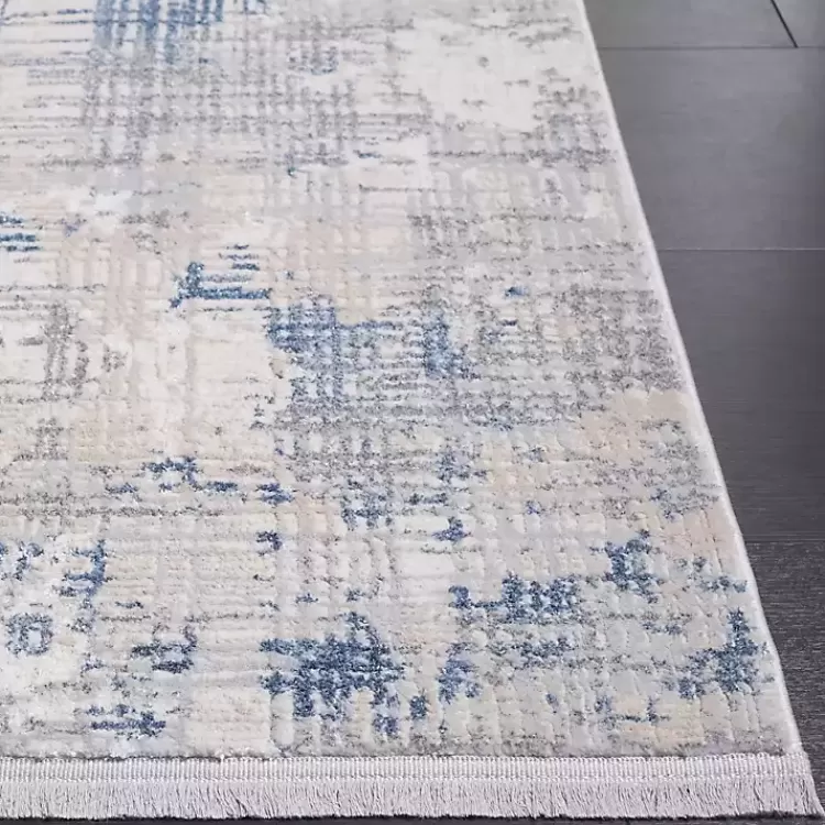 Gray and Blue Whisper Abstract Area Rug, 6x6>Kirklands Home Best