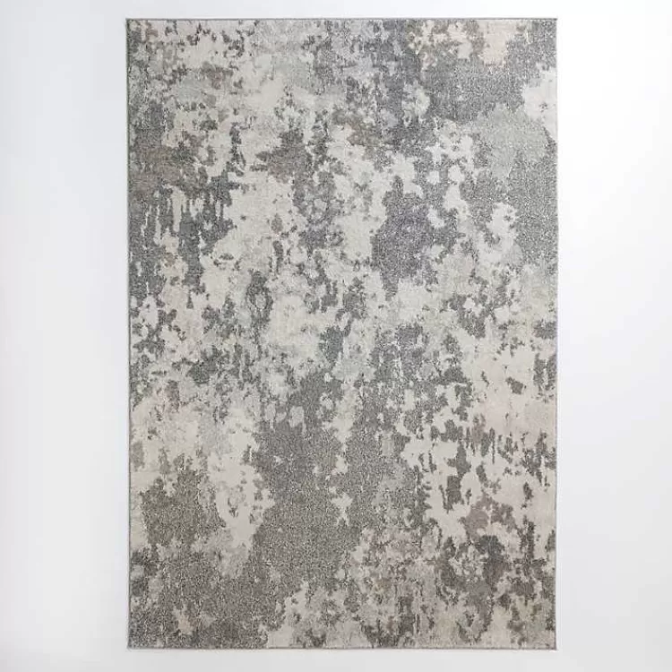 Gray and Cream Wray Modern Area Rug, 5x8>Kirklands Home Best Sale