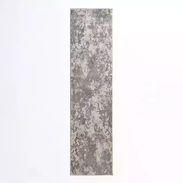Gray and Cream Wray Modern Runner, 2x8>Kirklands Home New