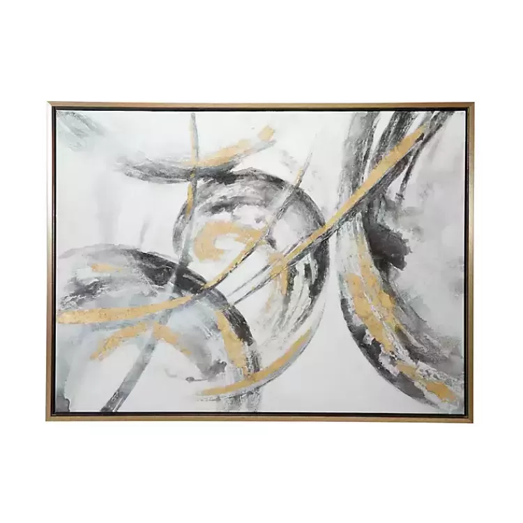 gray_and_gold_abstract_framed_canvas_art_print_6.webp Gray and Gold Abstract Framed Canvas Art Print>Kirklands Home Shop