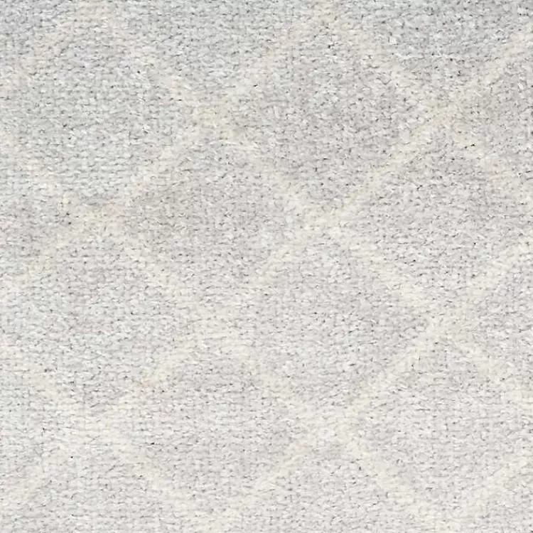 Gray and Ivory Moroccan Trellis Area Rug, 9x12>Kirklands Home Best Sale