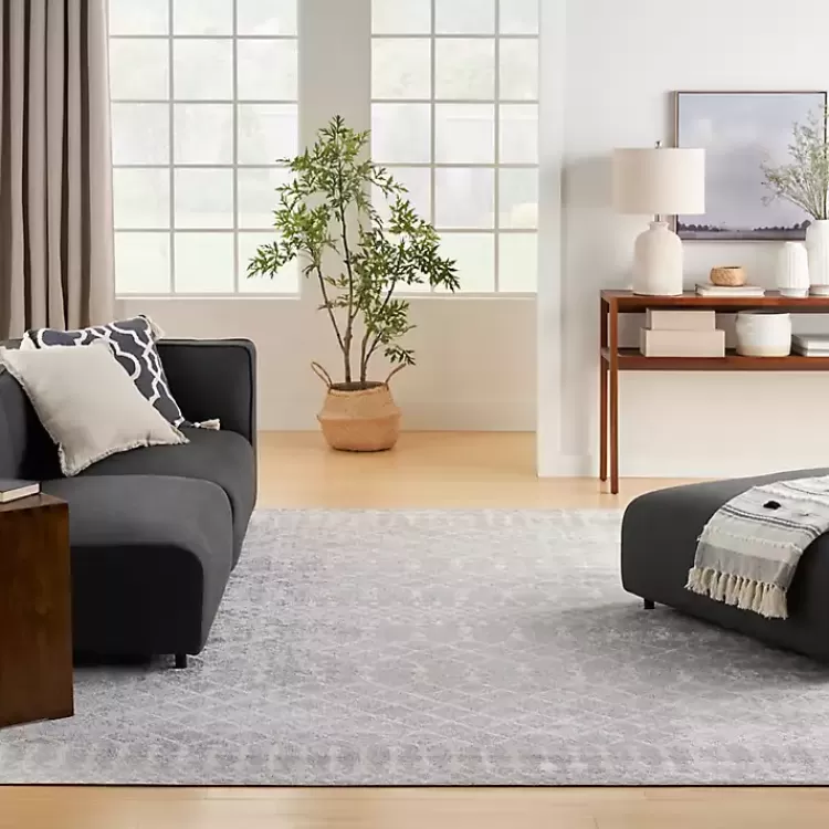 gray_and_ivory_moroccan_trellis_area_rug_x_7-1.webp Gray and Ivory Moroccan Trellis Area Rug, 9x12>Kirklands Home Best Sale
