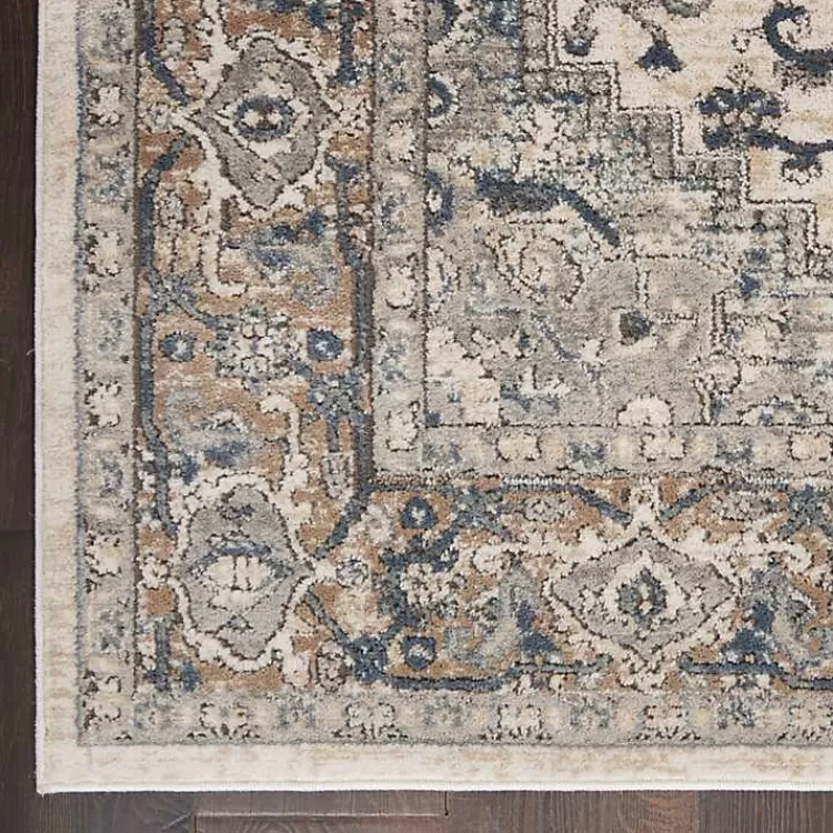 gray_and_ivory_nadia_medallion_area_rug_x_2-3.webp and Ivory Nadia Medallion Area Rug, 2x4>Kirklands Home Hot