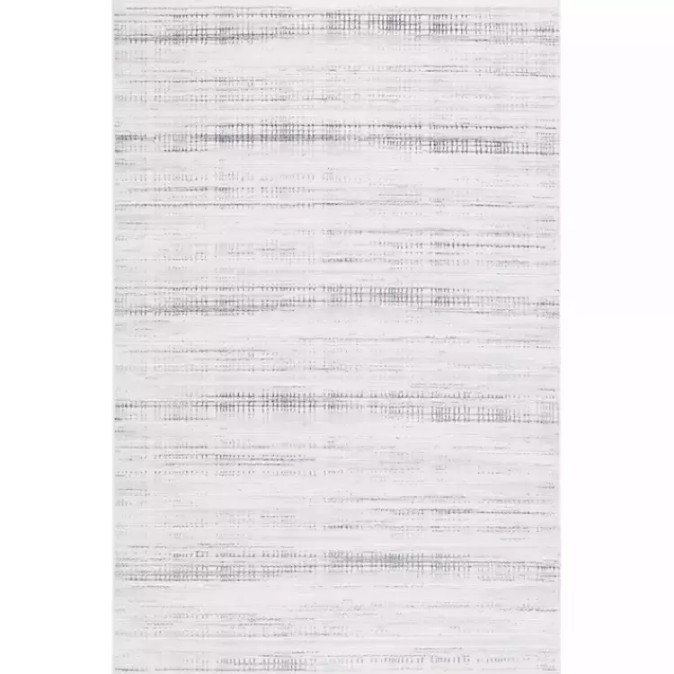 Gray and Ivory Whisper Striated Area Rug, 5x7>Kirklands Home Cheap